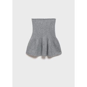 Mango Strapless Knitted Top - S